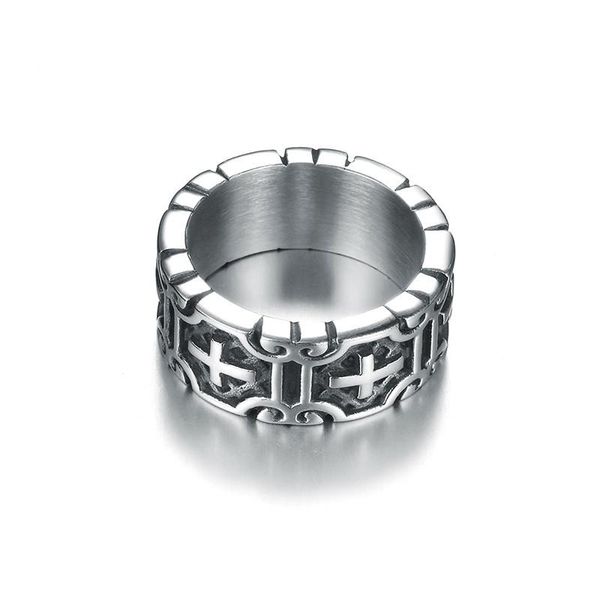 vintage punk rock christian religion cross ring 316 l stainless steel for men jewelry gift wedding rings, Slivery;golden
vintage punk rock christian religion cross ring 316 l stainless steel for men jewelry gift wedding rings, Slivery;golden