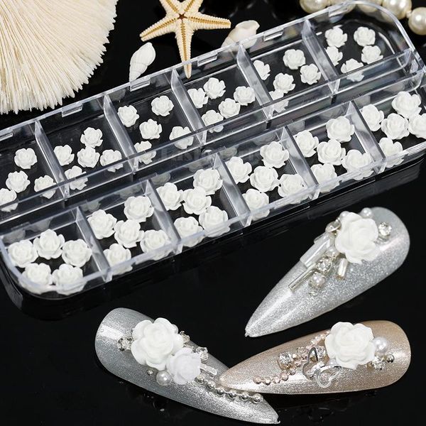 set 48/60/72pcs 3d candy white rose dyeing petal flowers arylic nail art rhinestone ornaments manicure diy tips decorations, Silver;gold
set 48/60/72pcs 3d candy white rose dyeing petal flowers arylic nail art rhinestone ornaments manicure diy tips decorations, Silver;gold