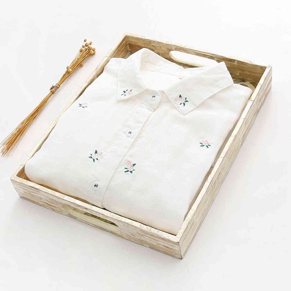 women's blouses & shirts lamtrip romantic rose embroidery women autumn otton yarns white female blusas camisa 3zl6
women's blouses & shirts lamtrip romantic rose embroidery women autumn otton yarns white female blusas camisa 3zl6