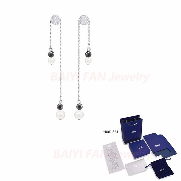 stud fashion jewelry swa canopy chain pierced earrings white gold earline crystal pearl give women romantic gift, Golden;silver
stud fashion jewelry swa canopy chain pierced earrings white gold earline crystal pearl give women romantic gift, Golden;silver