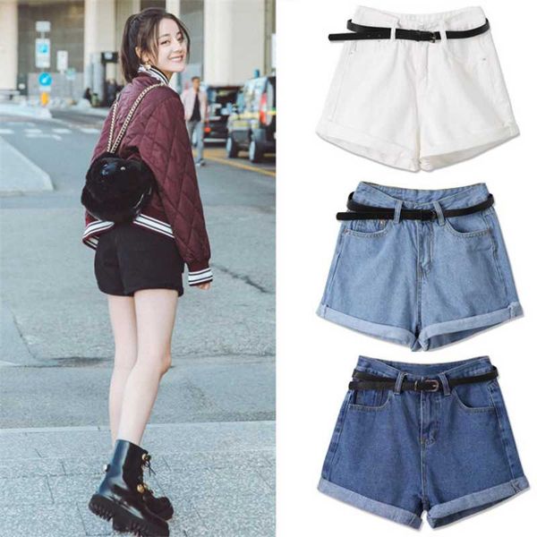women's shorts summer 2021 denim with high waisted wide leg loose crimping sky blue street style sequined jean female, White;black
women's shorts summer 2021 denim with high waisted wide leg loose crimping sky blue street style sequined jean female, White;black