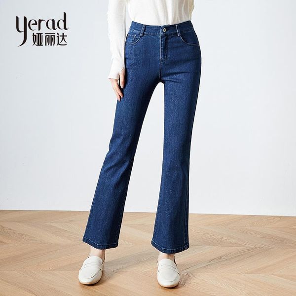women's jeans yerad office lady autumn flare elegant woman bell bottom washed stretchy denim pants, Blue
women's jeans yerad office lady autumn flare elegant woman bell bottom washed stretchy denim pants, Blue