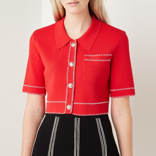 2021 autumn fall short sleeve lapel neck red solid color knitted pocket panelled single-breasted knitted tees women fashion knits g1211019, White
2021 autumn fall short sleeve lapel neck red solid color knitted pocket panelled single-breasted knitted tees women fashion knits g1211019, White