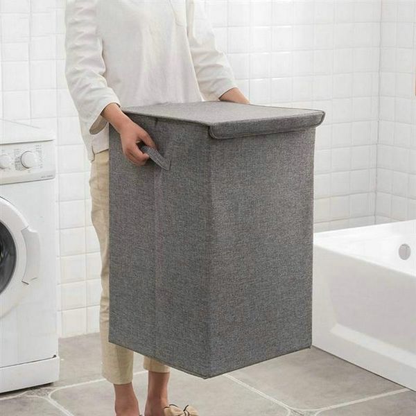 cotton linen laundry basket with cover bathroom storage collapsible waterproof hamper & organization
cotton linen laundry basket with cover bathroom storage collapsible waterproof hamper & organization