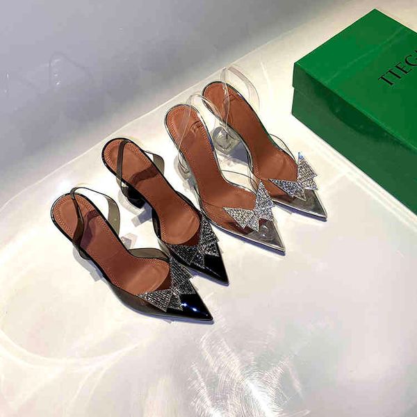 80% off store online women's shoes baotou sandals 2021 new fine heel net red rhinestone butterfly pointed transparent high heels height, Black
80% off store online women's shoes baotou sandals 2021 new fine heel net red rhinestone butterfly pointed transparent high heels height, Black