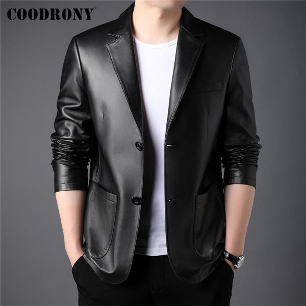 men's leather & faux coodrony brand autumn winter arrival mens jacket fashion casual sheepskin coat men soft warm genuine outerwear c80, Black
men's leather & faux coodrony brand autumn winter arrival mens jacket fashion casual sheepskin coat men soft warm genuine outerwear c80, Black