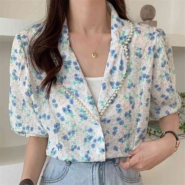 women's blouses & shirts elegance florals summer vintage retro femme all match slim gentle chic office lady gd8c, White
women's blouses & shirts elegance florals summer vintage retro femme all match slim gentle chic office lady gd8c, White