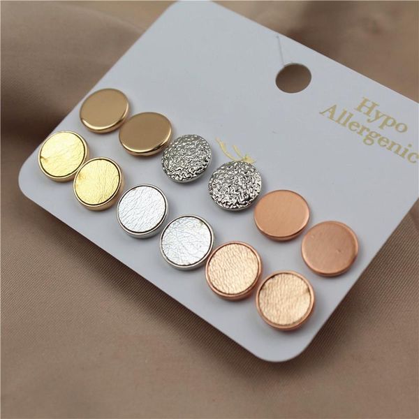 stud set combination earring geometry simple atmosphere daily style, Golden;silver
stud set combination earring geometry simple atmosphere daily style, Golden;silver