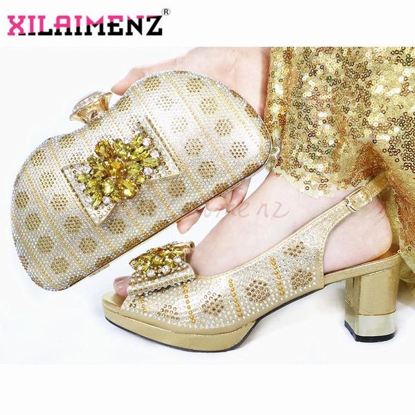 dress shoes special style in golden color nigerian women sandals match hand bag afrian lady and set for wedding party, Black
dress shoes special style in golden color nigerian women sandals match hand bag afrian lady and set for wedding party, Black