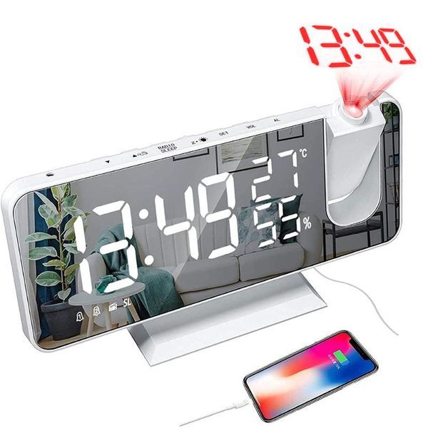 other clocks & accessories led digital projection alarm clock with usb charging port wake up fm radio time projector snooze function bedside
other clocks & accessories led digital projection alarm clock with usb charging port wake up fm radio time projector snooze function bedside