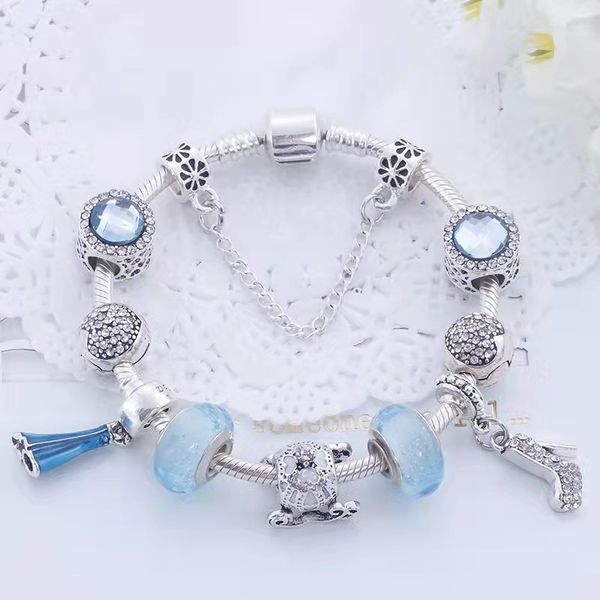 charm bracelet 16-21cm princess skirt pendant children fairy tale charms blue crystal high heel beads fit for snake chain bangle diy jewelry, Golden;silver
charm bracelet 16-21cm princess skirt pendant children fairy tale charms blue crystal high heel beads fit for snake chain bangle diy jewelry, Golden;silver