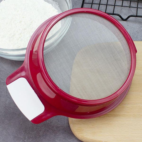 baking & pastry tools flour filter sieve 60 mesh ultra-fine hand-held stainless steel screen plastic scraper
baking & pastry tools flour filter sieve 60 mesh ultra-fine hand-held stainless steel screen plastic scraper