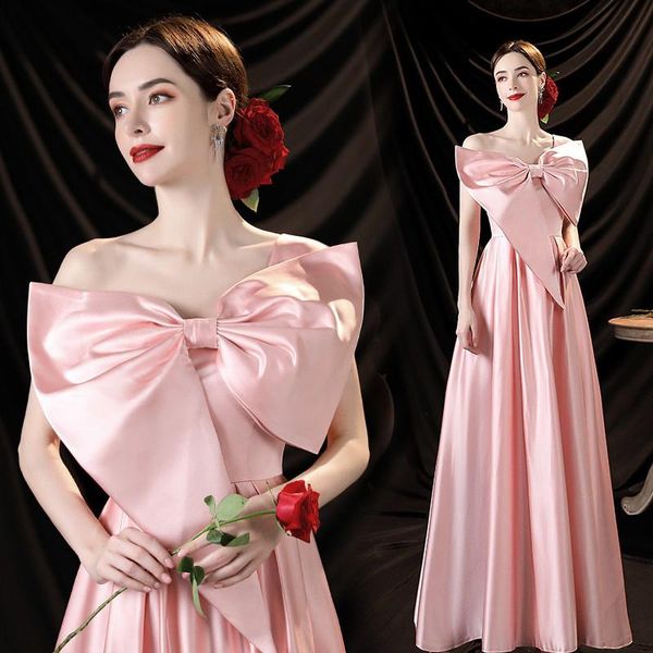 party dresses sweat babypink bowknot long lady girl women princess banquet prom performance dance ball dress gown ship, White;black
party dresses sweat babypink bowknot long lady girl women princess banquet prom performance dance ball dress gown ship, White;black