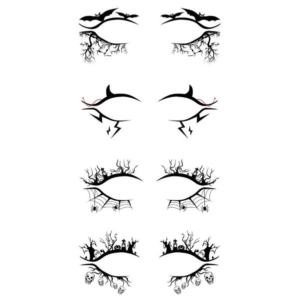 eyeliner 4pair halloween eye shadow lining temporary tattoo stickers waterproof spider horror party decorative face sticker
eyeliner 4pair halloween eye shadow lining temporary tattoo stickers waterproof spider horror party decorative face sticker