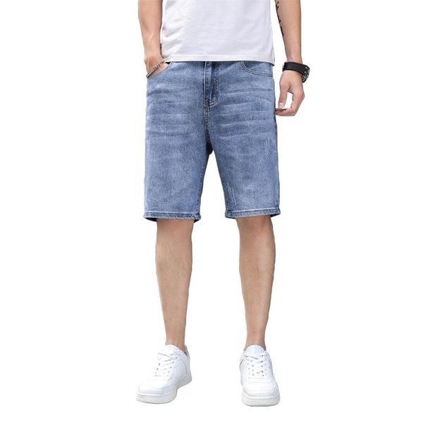 men's shorts men summer denim five-point pants loose trendy brand slim straight casual, White;black
men's shorts men summer denim five-point pants loose trendy brand slim straight casual, White;black