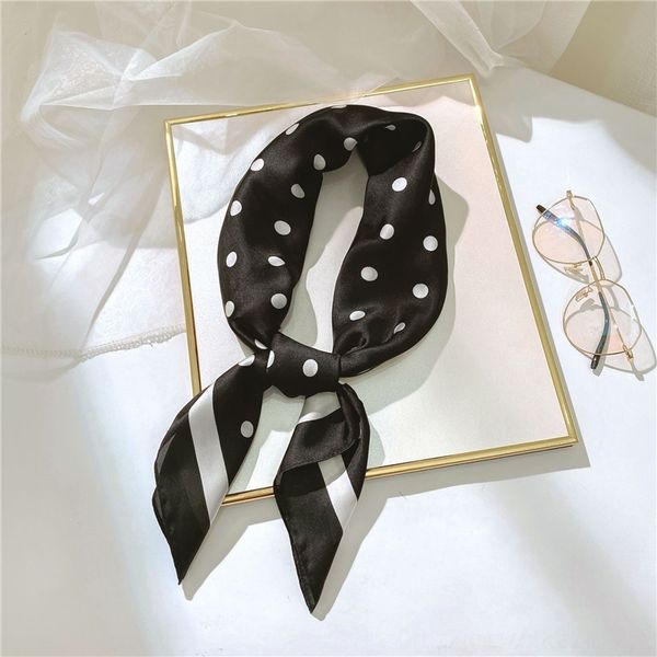 lbD korean cravat dongdamen striped silk scarf ties small square women's hair b japanese and korean sweet chiffon small square scarf women', Black;gray
lbD korean cravat dongdamen striped silk scarf ties small square women's hair b japanese and korean sweet chiffon small square scarf women', Black;gray