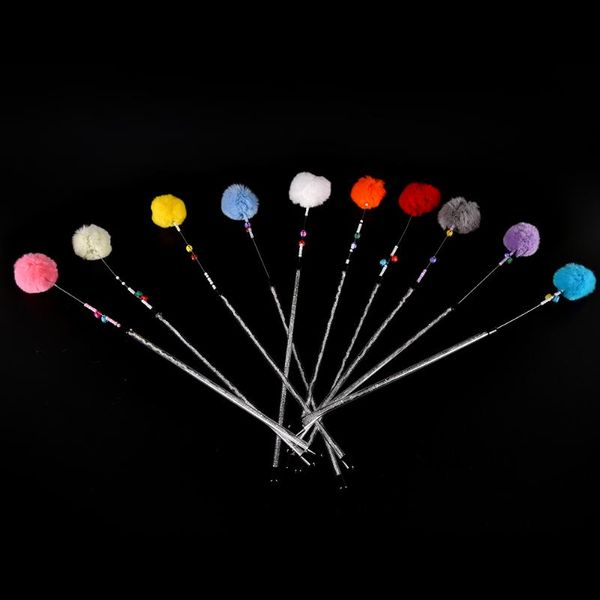 1pc arrival colorful fluffy ball teaser pet dog puppy cat wand interactive funny toy with bell toys
1pc arrival colorful fluffy ball teaser pet dog puppy cat wand interactive funny toy with bell toys