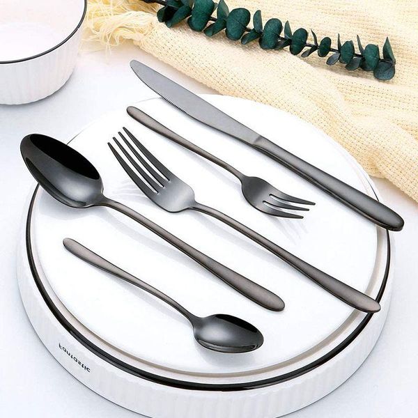dinnerware set black silverware cutlery stainless steel luxury flatware home fruit fork spoon knife kitchen dinner kit sets
dinnerware set black silverware cutlery stainless steel luxury flatware home fruit fork spoon knife kitchen dinner kit sets