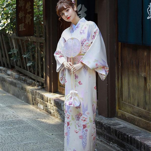 ethnic clothing women's japan style yukata traditional japanese kimono beige color floral prints bathrobe cosplay dress performing wear, Red
ethnic clothing women's japan style yukata traditional japanese kimono beige color floral prints bathrobe cosplay dress performing wear, Red