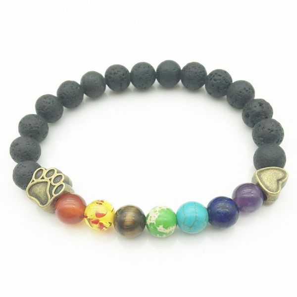 beaded, strands vintage dog 8mm rainbow chakras black lava stone bracelets diy essential oil perfume diffuser pulsera brace
beaded, strands vintage dog 8mm rainbow chakras black lava stone bracelets diy essential oil perfume diffuser pulsera brace