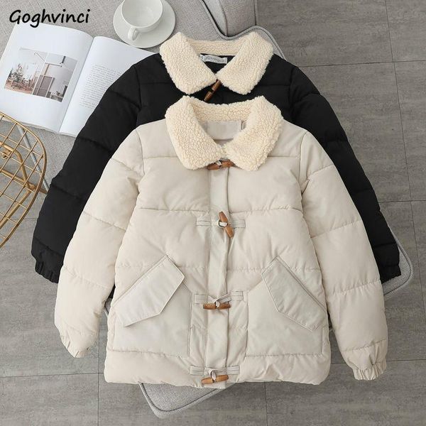 short style parkas plus size 3xl patch-design horn-button korean sweet lovely vintage elegant design simple stylish female women's down, Black
short style parkas plus size 3xl patch-design horn-button korean sweet lovely vintage elegant design simple stylish female women's down, Black
