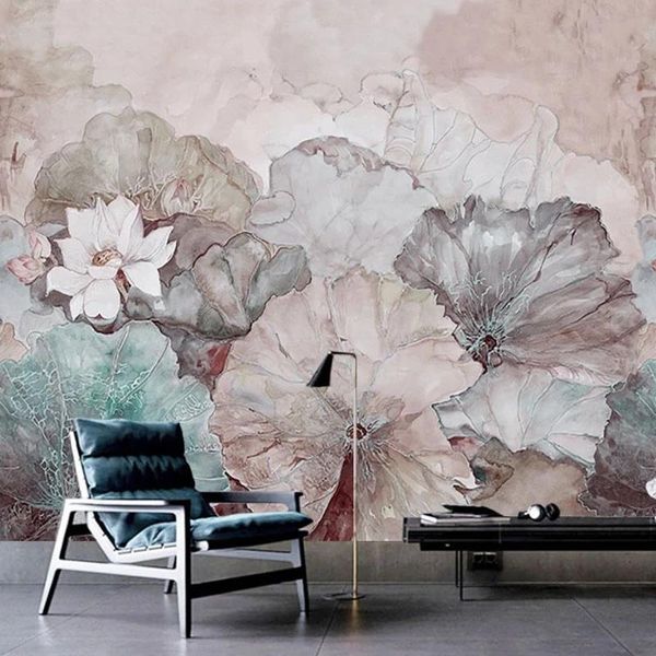 custom 3d wall murals self adhesive wallpaper chinese style hand painted lotus decoration living room dining bedroom flower wallpapers
custom 3d wall murals self adhesive wallpaper chinese style hand painted lotus decoration living room dining bedroom flower wallpapers