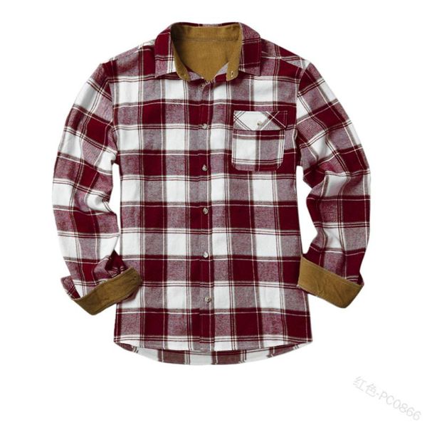 men's casual shirts mandylandy lapel men single breasted long sleeve plaid shirt corduroy autumn streetwear pockets clothing, White;black
men's casual shirts mandylandy lapel men single breasted long sleeve plaid shirt corduroy autumn streetwear pockets clothing, White;black