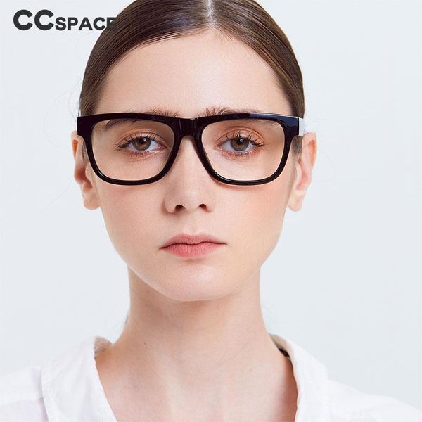 retro square glasses frame men and women optical fashion computer eyeglasses sunglasses frames, Black