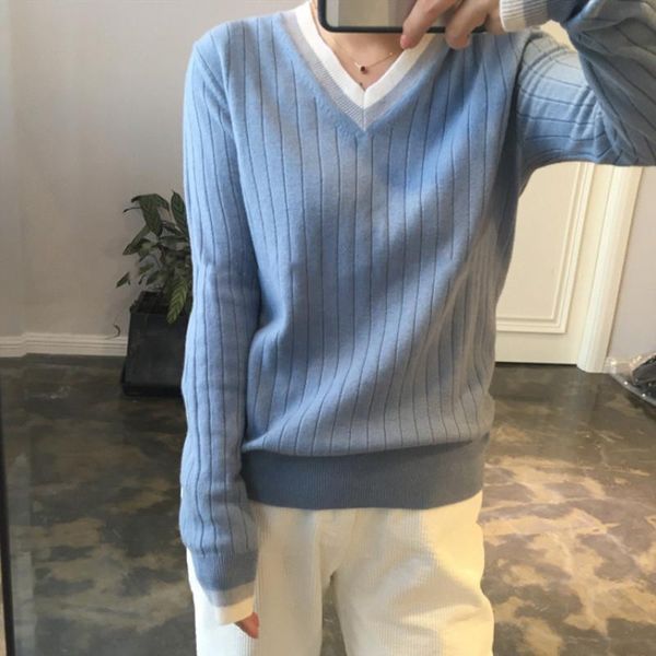 women's sweaters thick v-neck cashmere sweater stripe women pullover knitted sueter mujer invierno ladies clothing 2021 fall winter clo, White;black
women's sweaters thick v-neck cashmere sweater stripe women pullover knitted sueter mujer invierno ladies clothing 2021 fall winter clo, White;black