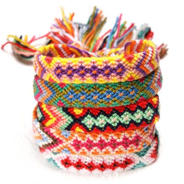 charm bracelets boho colorful hand weave braided for women bohemian vintage cotton rope ethnic jewelry, Golden;silver
charm bracelets boho colorful hand weave braided for women bohemian vintage cotton rope ethnic jewelry, Golden;silver