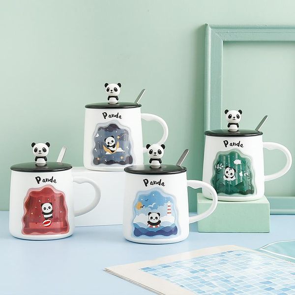 mugs cute panda milk cups with lid and spoon ceramic cartoon kids wate cup 380ml home drinkware creative coffee
mugs cute panda milk cups with lid and spoon ceramic cartoon kids wate cup 380ml home drinkware creative coffee