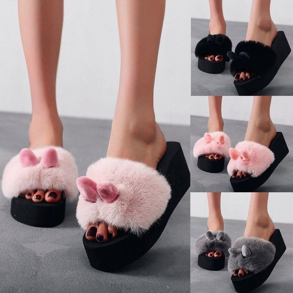 slippers schoenen vrouw fashion beach ear women slip-on open toe wedges warm winter slipper shoes chaussures femme chinelo, Black
slippers schoenen vrouw fashion beach ear women slip-on open toe wedges warm winter slipper shoes chaussures femme chinelo, Black
