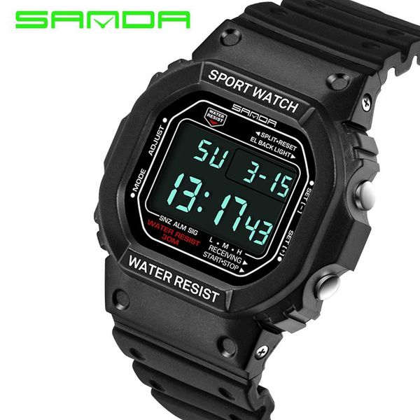 wristwatches sanda men digital watch men's sports watches multifunction alarm waterproof electronic military clock reloj hombre 329, Slivery;brown
wristwatches sanda men digital watch men's sports watches multifunction alarm waterproof electronic military clock reloj hombre 329, Slivery;brown