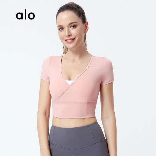 yoga outfit alo 2021 summer women's crop three-color v-neck sports leisure fitness running t-shirt
yoga outfit alo 2021 summer women's crop three-color v-neck sports leisure fitness running t-shirt