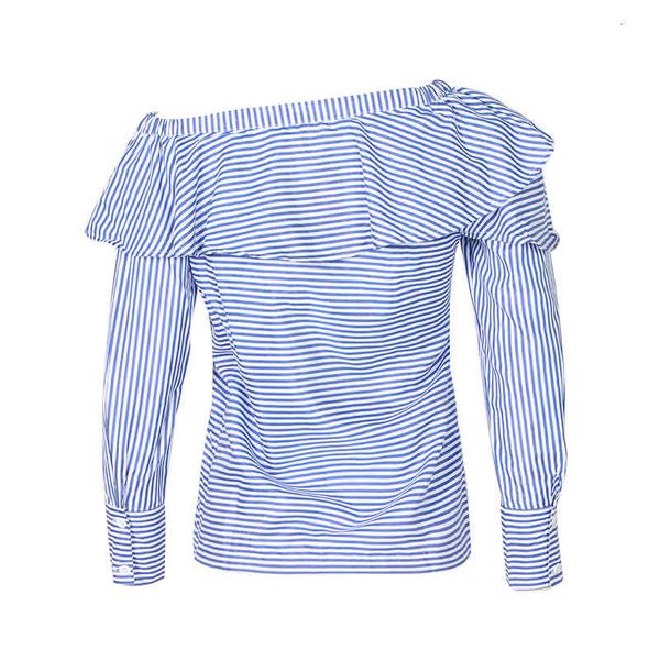 tees striped elegant shirt for women v neck long sleeve patchwork button casual shirts female fashion clothing 2021, White
tees striped elegant shirt for women v neck long sleeve patchwork button casual shirts female fashion clothing 2021, White