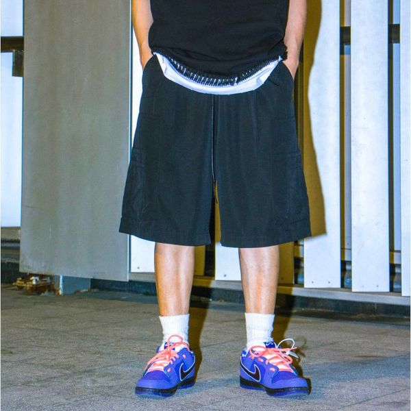 men's shorts 2021 summer loose men clothing elastic waist cargo hip hop casual oversized streetwear pockets, White;black
men's shorts 2021 summer loose men clothing elastic waist cargo hip hop casual oversized streetwear pockets, White;black