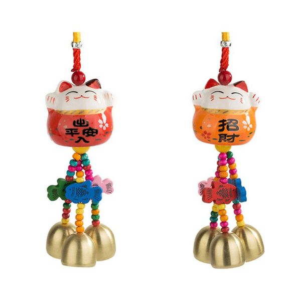decorative objects & figurines 2pcs fortune cat pendants hanging wind chimes cute aeolian bells household ceramic pendant for home garden ha
decorative objects & figurines 2pcs fortune cat pendants hanging wind chimes cute aeolian bells household ceramic pendant for home garden ha