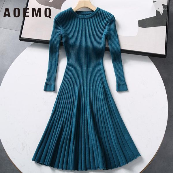 casual dresses aoemq women's solid color elegant vertical stripe pleated knit a-line dress round neck female autumn winter fashion vest, Black;gray
casual dresses aoemq women's solid color elegant vertical stripe pleated knit a-line dress round neck female autumn winter fashion vest, Black;gray
