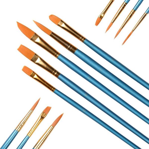 10pcs/set blue pen oil brush watercolor nail gouache painting set long tail plastic handle pull hook line refills, Black;red
10pcs/set blue pen oil brush watercolor nail gouache painting set long tail plastic handle pull hook line refills, Black;red