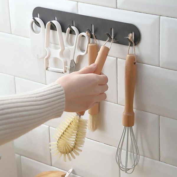 hooks & rails 6 wall-mounted nail-kitchen organize holder mug cup cupboard organiser storage hanging rack
hooks & rails 6 wall-mounted nail-kitchen organize holder mug cup cupboard organiser storage hanging rack