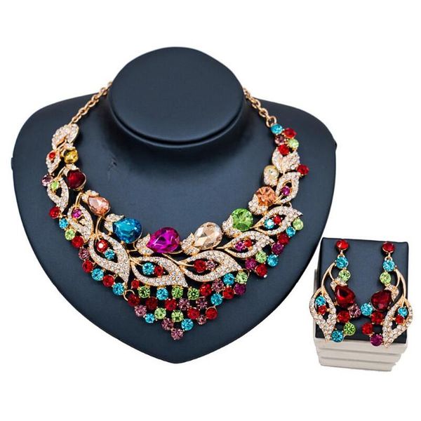 earrings & necklace luxury bridal jewelry sets for women banquet party wedding dress crystal rhinestone and earring set fashion pageant, Silver
earrings & necklace luxury bridal jewelry sets for women banquet party wedding dress crystal rhinestone and earring set fashion pageant, Silver