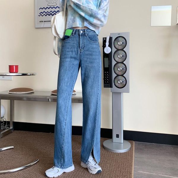 women's jeans limiguyue vintage straight for women high waist classic boyfriend pants blue long loose splits mom denim pantalon k1406
women's jeans limiguyue vintage straight for women high waist classic boyfriend pants blue long loose splits mom denim pantalon k1406