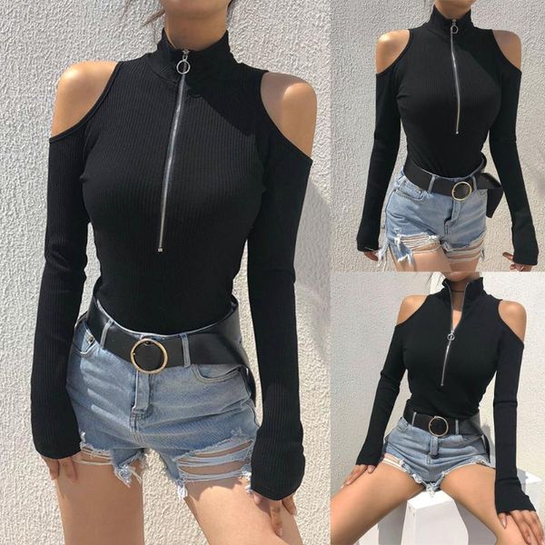 women's jumpsuits & rompers bodysuit off shoulder suit hollow out black solid playsuit long sleeve zipper skinny beach style streetwear, Black;white
women's jumpsuits & rompers bodysuit off shoulder suit hollow out black solid playsuit long sleeve zipper skinny beach style streetwear, Black;white