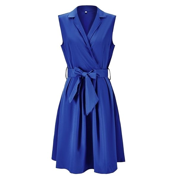 women dresses sleeveless notched solid navy blue with bow sashes summer a-line beach office dress plus size 5xl party vestidos, Black;gray
women dresses sleeveless notched solid navy blue with bow sashes summer a-line beach office dress plus size 5xl party vestidos, Black;gray