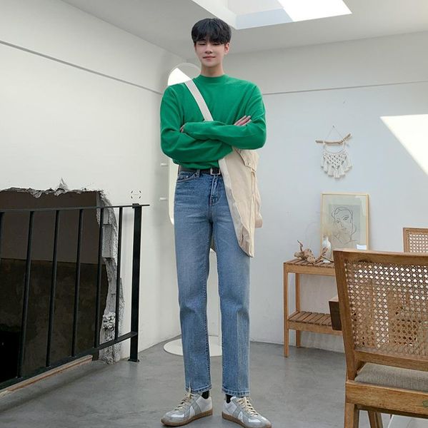 men's sweaters autumn and winter half turtleneck sweater men's loose korean version of the solid color knitted bottoming shirt mult, White;black
men's sweaters autumn and winter half turtleneck sweater men's loose korean version of the solid color knitted bottoming shirt mult, White;black
