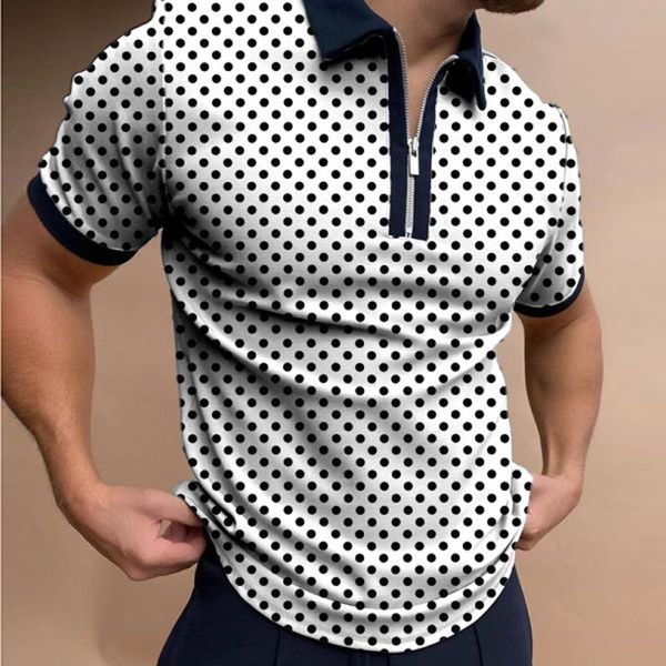 men's polos 2021 summer plaid streetwear fashion patchwork men short sleeve shirts casual turn-down collar zipper design, White;black
men's polos 2021 summer plaid streetwear fashion patchwork men short sleeve shirts casual turn-down collar zipper design, White;black