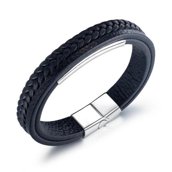 charm bracelets european and american fashion woven multi-layer leather bracelet stainless steel smooth magnetic buckle bracele, Golden;silver
charm bracelets european and american fashion woven multi-layer leather bracelet stainless steel smooth magnetic buckle bracele, Golden;silver