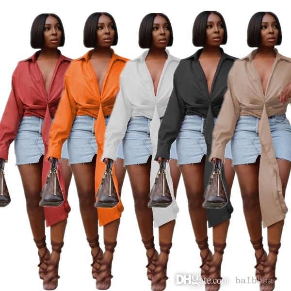 designer womens v neck shirt nightclub solid color folds pleated deep v-belt zipper casual blouse silk, White
designer womens v neck shirt nightclub solid color folds pleated deep v-belt zipper casual blouse silk, White