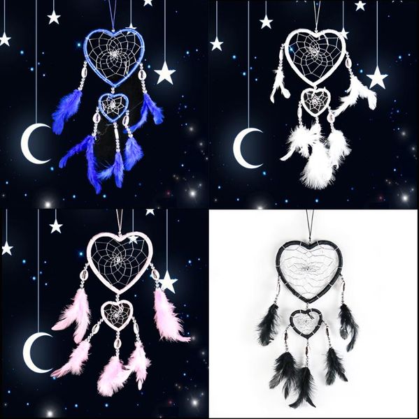 decorative objects & figurines hollow-out love heart dream catcher feather hanging art gifts feathers wrapped girls room decor dreamcatcher
decorative objects & figurines hollow-out love heart dream catcher feather hanging art gifts feathers wrapped girls room decor dreamcatcher