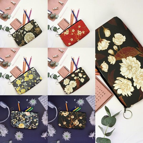 pencil cases chinese style plant flower pattern printing canvas stationery box case junior high school students
pencil cases chinese style plant flower pattern printing canvas stationery box case junior high school students